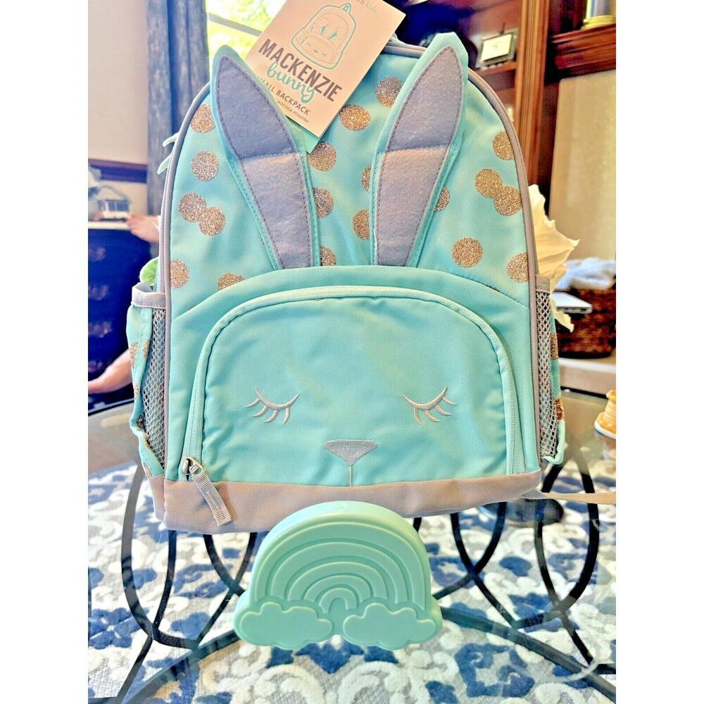 Pottery barn school kids School glitter BACKPACK rainbow travel Bag Girl kid🌈 .